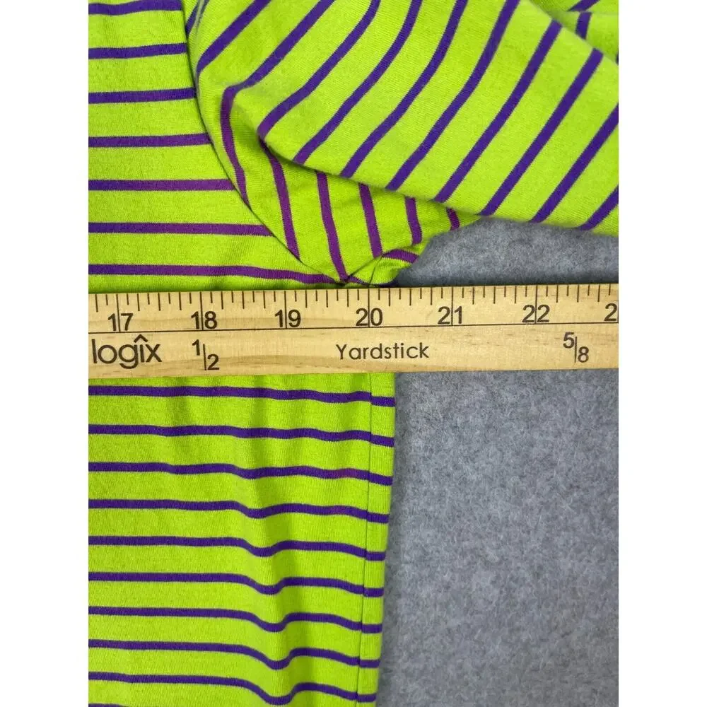 Ralph Lauren Golf Polo‎ Mens M Green Stripe Short Sleeve Rugby Vintage Lisle